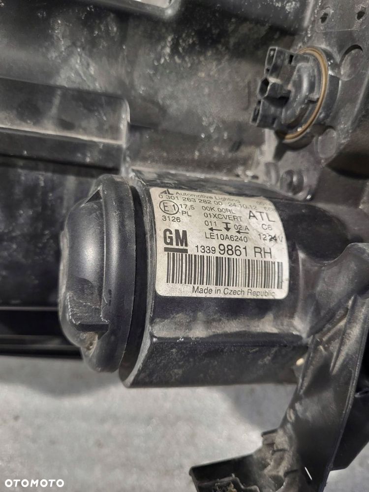 opel zafira c xenon przód strona prawa 13399861 - 6