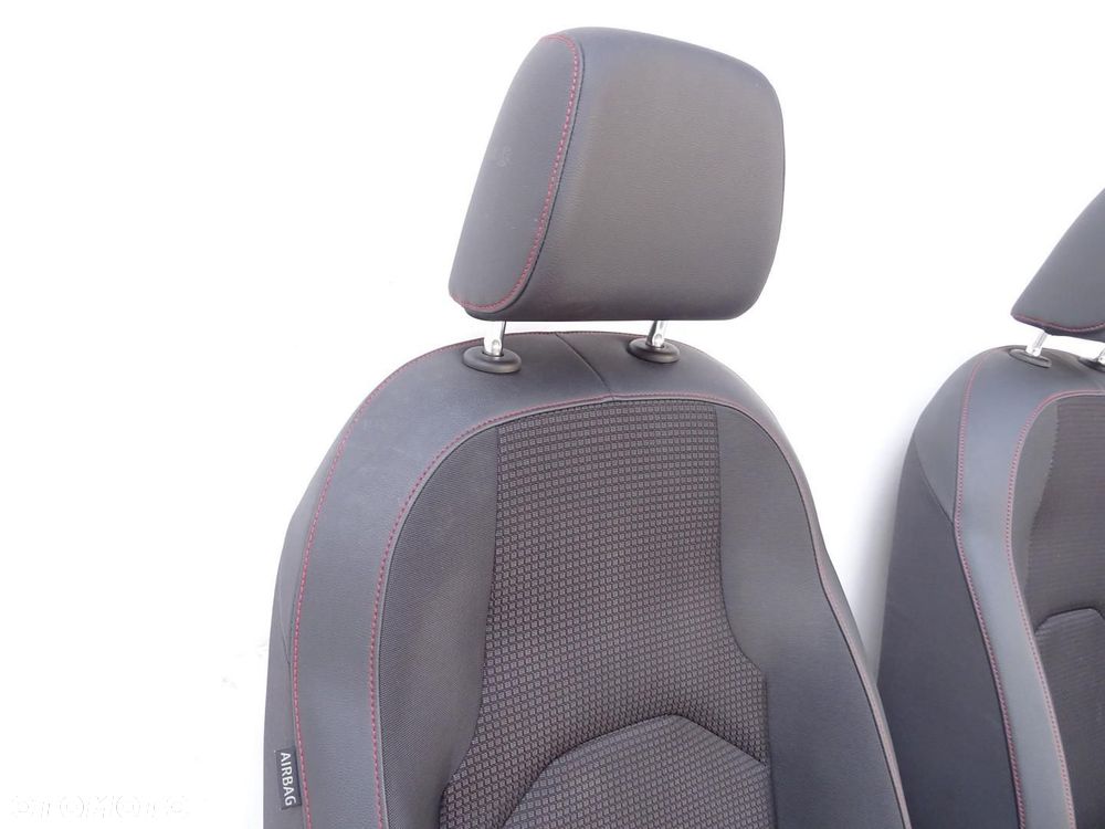 FOTELE FOTEL KOMPLET PÓŁSKÓRA SKÓRA KANAPA SEAT LEON III 5F FR 5D HB - 4