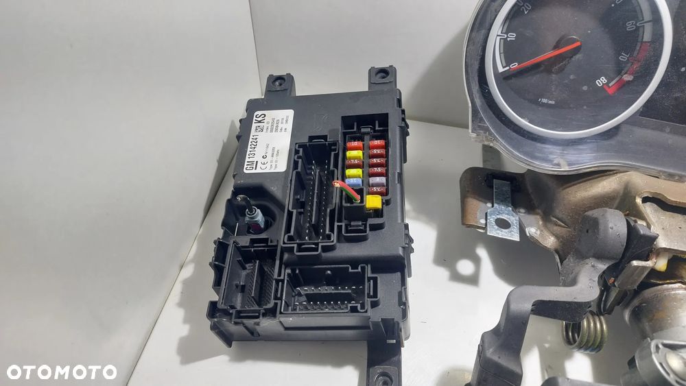 ZESTAW STARTOWY STACYJKA KOMPUTER WKLADKA OPEL CORSA D 1.2 16V SLASK WYSYLKA - 6