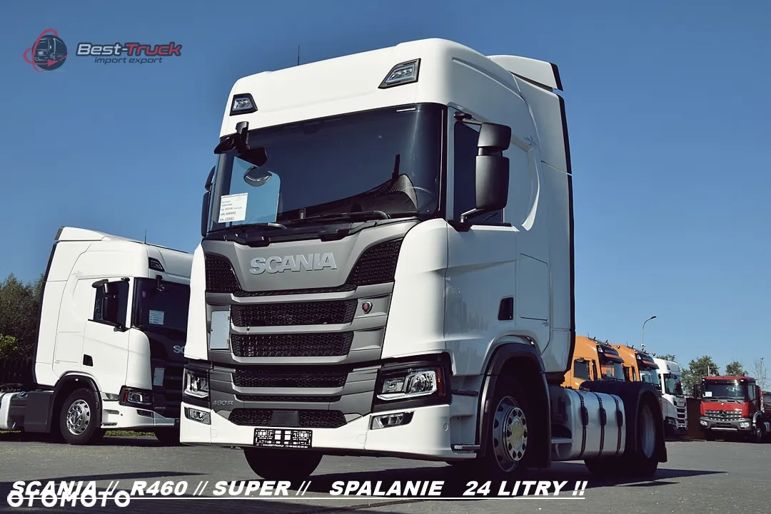 Scania 460R / SUPER /  LED LAMPY / KLIMA POSTOJOWA  /  RAMA STANDARD - 4