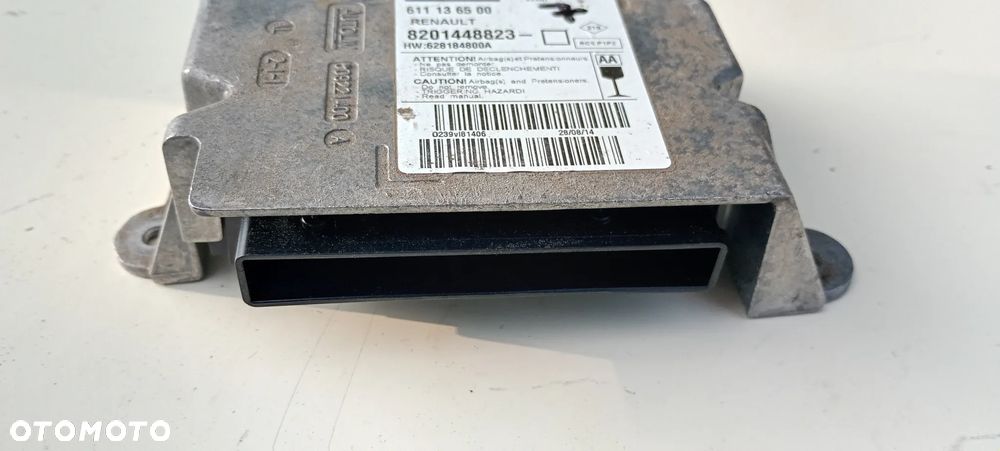 Renault Master III sterownik airbag 611136500 8201448823 - 3