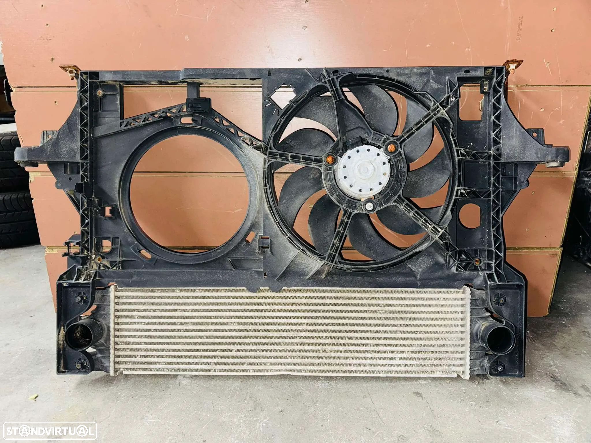 Frente de Fibra e Radiador de Intercooler Renault Master 2.5 Dci - 2003 / 2010 - 1