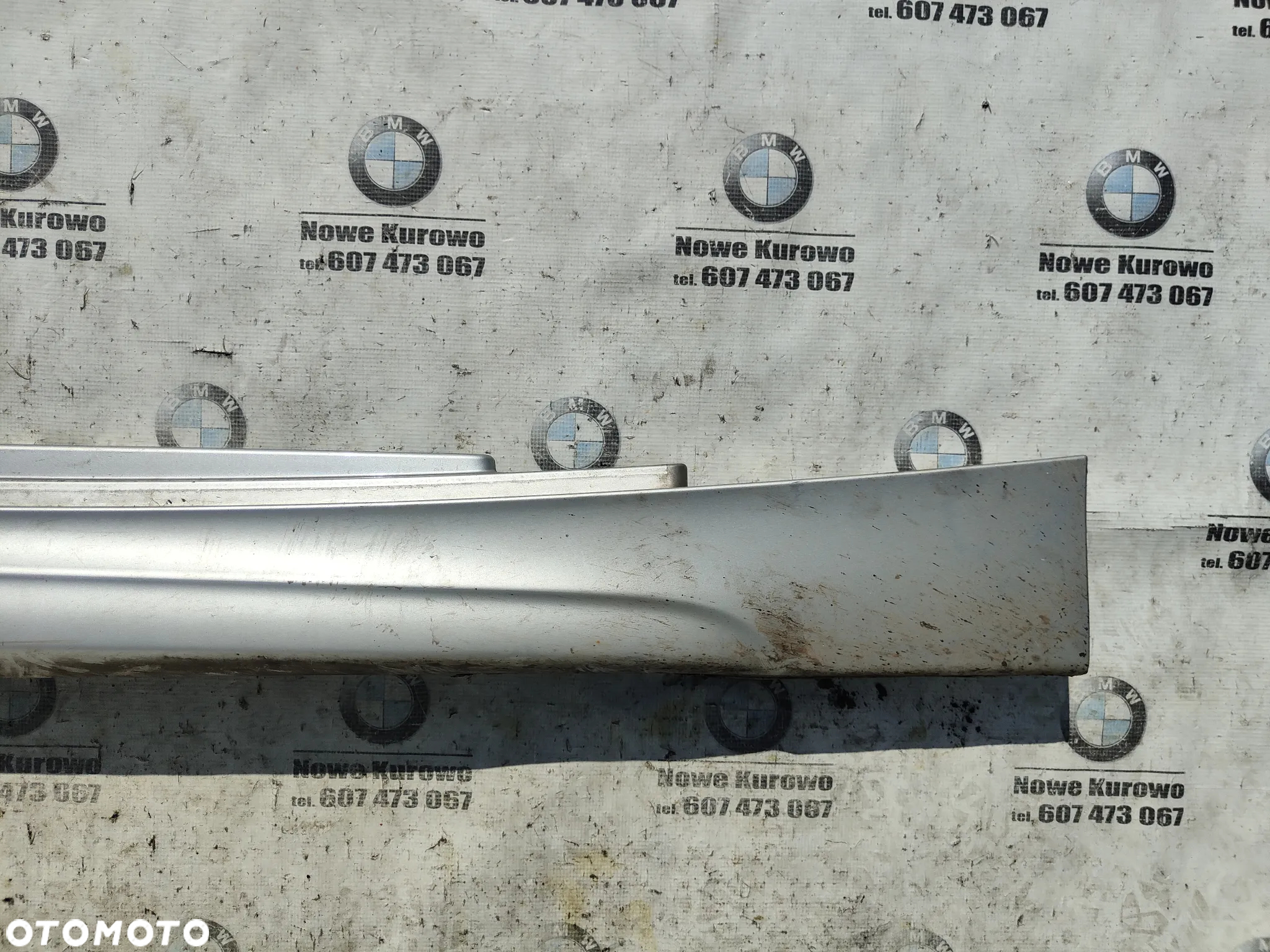BMW E82 Listwa progowa nakładka prawa M-Pakiet Titansilber - 4