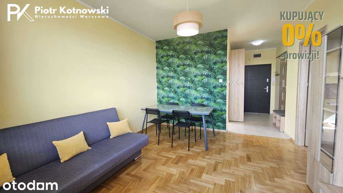 2 Pokoje | 38 m² | Balkon | Umeblowane I OD Zaraz