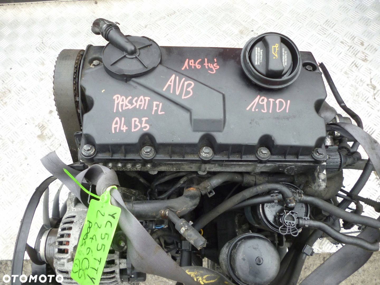 SILNIK AUDI A4 B5 PASSAT 1.9 TDI AVB 176 TYS - 2