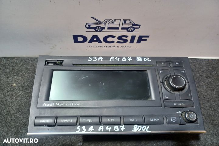 Radio cd 8E0035192S Navigatie Audi A4 B7 [2004 - 2008] Avant wagon 5- - 1
