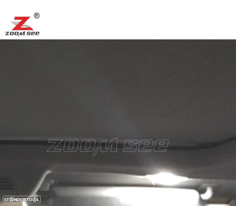 KIT COMPLETO DE 22 LÂMPADAS LED INTERIOR SKODA OCTAVIA MK 2 MKII BIENES 3T5 09-15 - 5