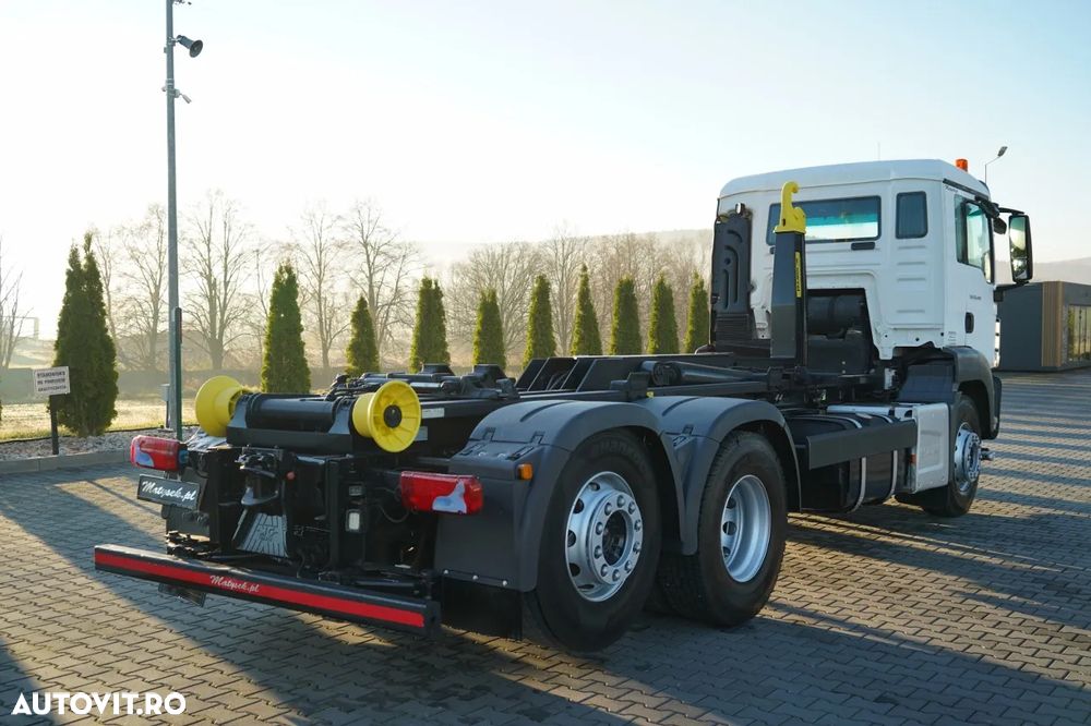 MAN TGS 26.440 / AUTOCARNIER / MARREL AL TAM 20U / 20 T / 6x2 / PUNTE DE DIRECȚIE RIDICABILĂ / ANVELOPE 100% / EURO 6 - 10