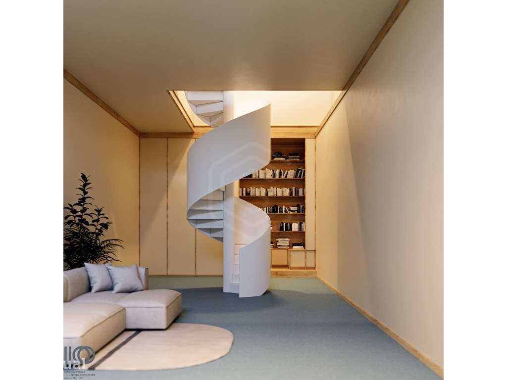 Apartamento T1 com mezanino e varanda perto da Praça da República -... - Grande imagem: 3/6