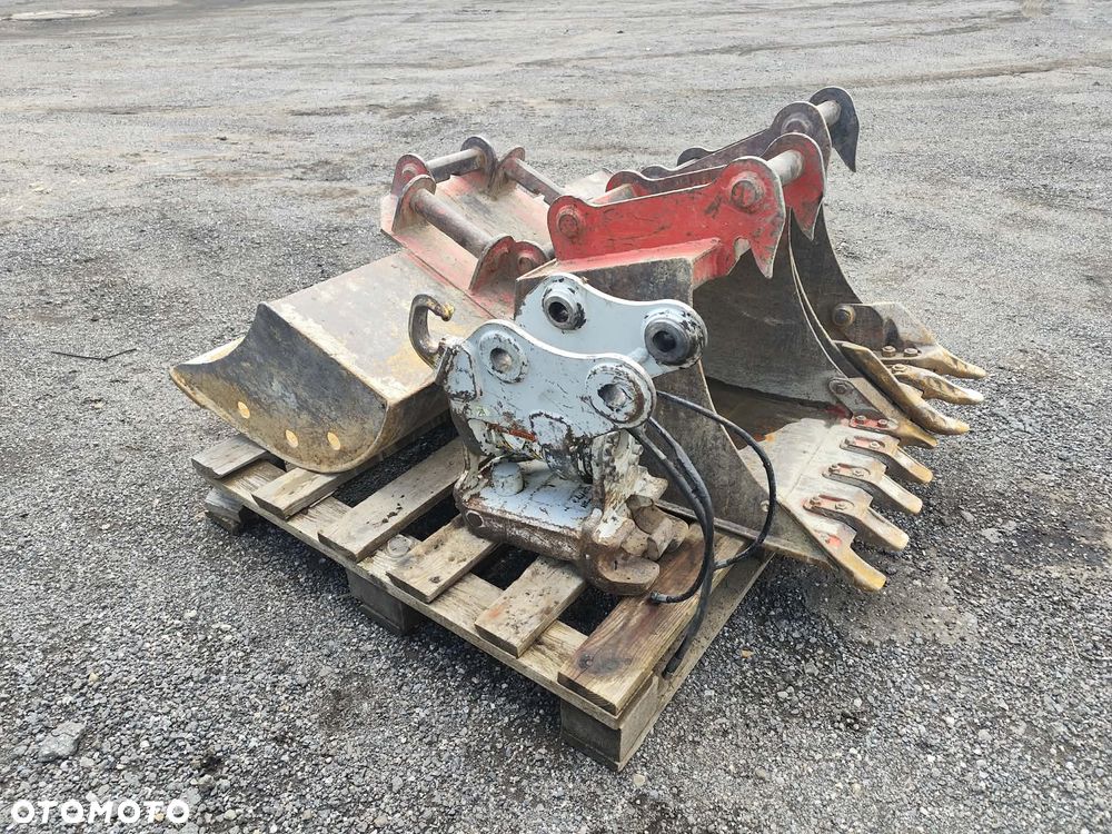 Obrotnica powertilt tilt szybkozłącze hydrauliczny Lehnhoff MS03 z hakiem ładunkowym - 1