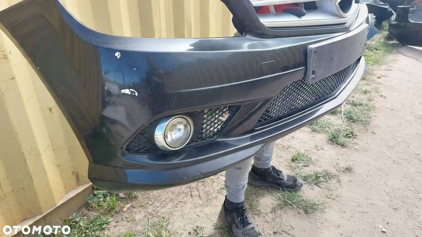 MERCEDES C-KLASA W204 AMG 07-10 ZDERZAK PRZÓD PRZEDNI A2048853725 - 4