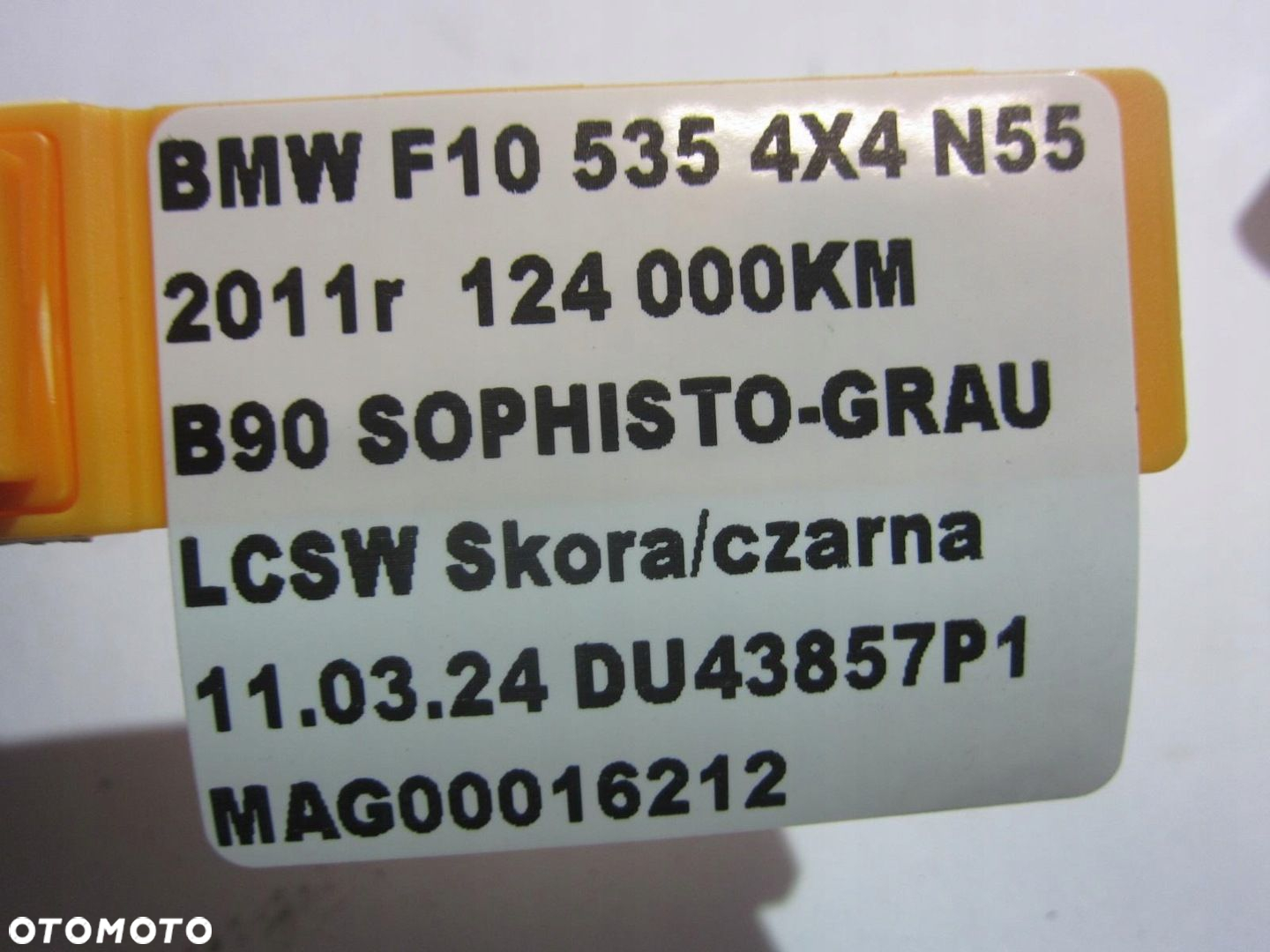 BMW F10 535 640 ZACISK HAMULCOWY PRAWY LEWY ZACISKI SWAP DUŻE KPL 6792690 - 8