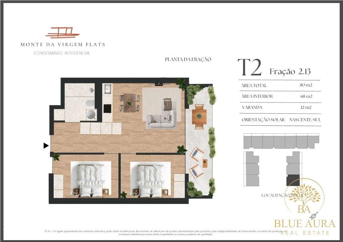 Apartamento T2 Novo com Varanda - Grande imagem: 2/6