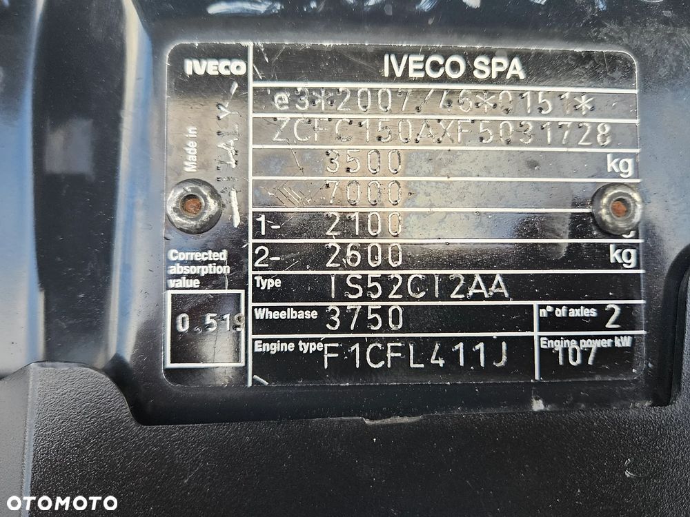 Iveco Daily 50-150 Chłodnia/ Mroźnia Dwie Komory, Wejście 400V, Winda 1000 kg. - 38