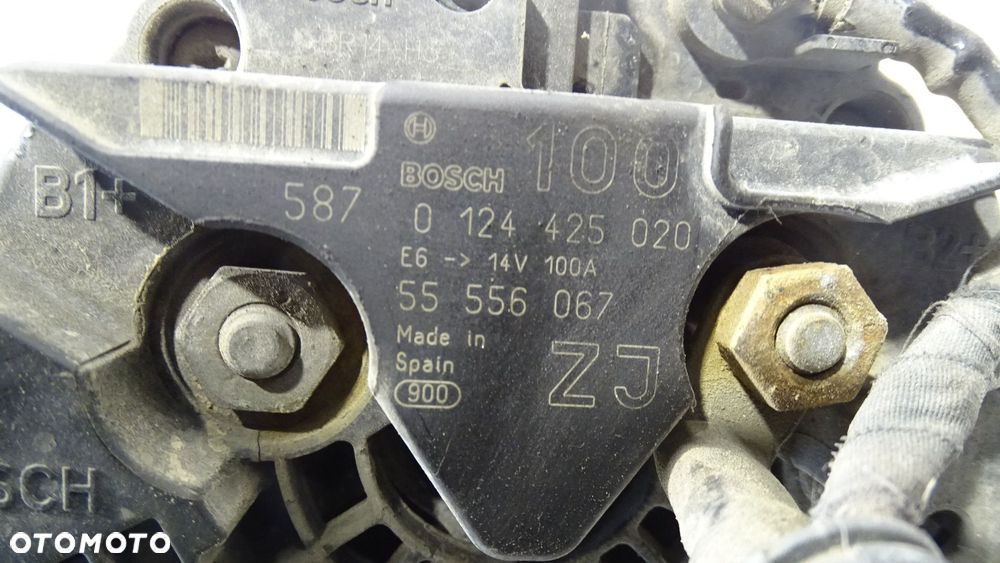ALTERNATOR 100A OPEL ASTRA III H 1.6 0124425020 55556067 - 7