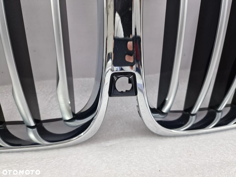 BMW X5 G05 19- ATRAPA / NERKI / GRILL PRZEDNI PRZÓD SATYNA + CHROM , NR 7454887 / 7454888 , NR AUKCJI GL403 - 8