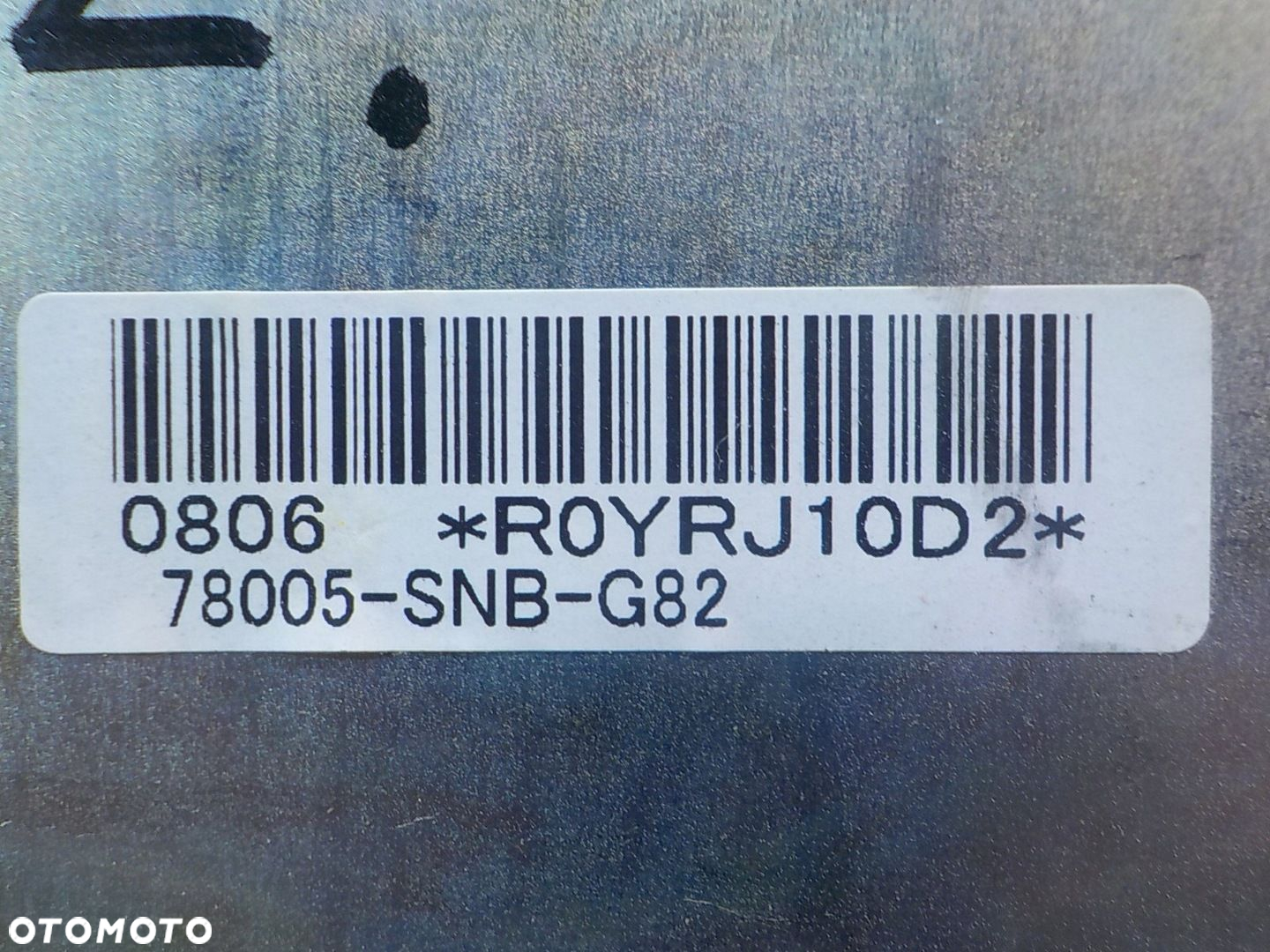 CIVIC VIII 06r SEDAN AIRBAG poduszka fotela lewa przod 78005-SNB-G82 - 3