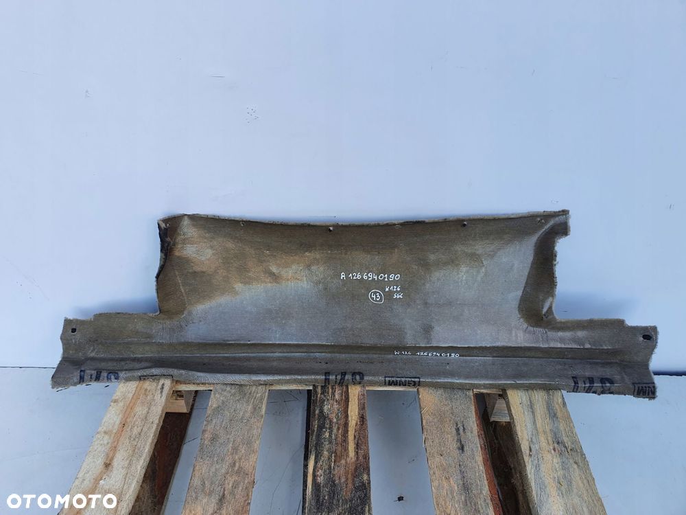 Mercedes W126 C126 SEC COUPE TAPICERKA BAGAŻNIKA - 6