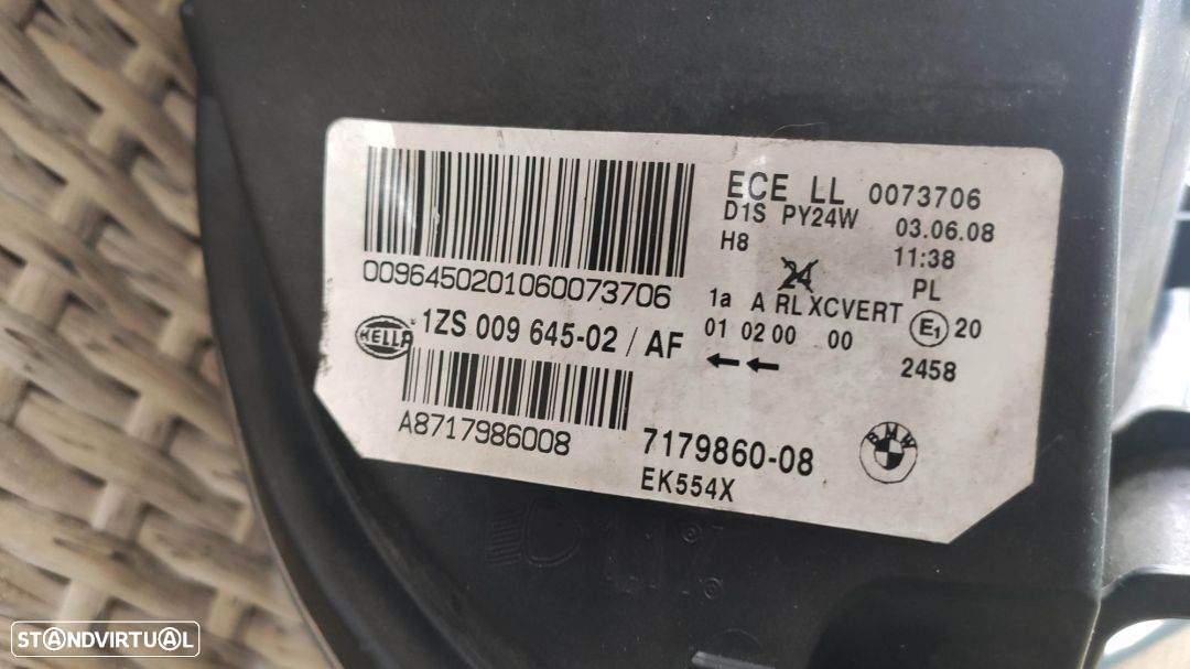 conjunto de faróis bi-xenon Direcionais BMW X6 E71 - 11