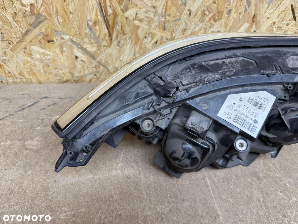 LAMPA LEWA PRZÓD REFLEKTOR LEWY PRZÓD BMW 5 E60 LCI LIFT ZWYKŁA SOCZEWKA H7 7177727 - 8