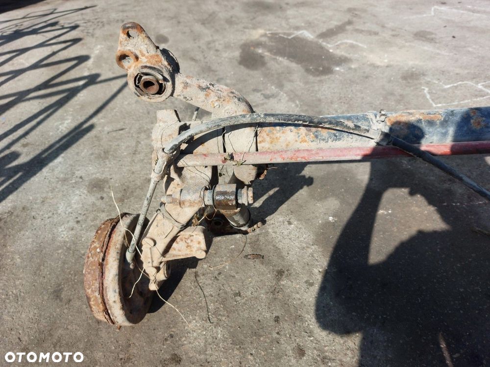 Belka tylna OŚ ZAWIESZENIA TYŁ PEUGEOT 206 98-10 HATCHBACK BĘBNY BEZ ABS - 2