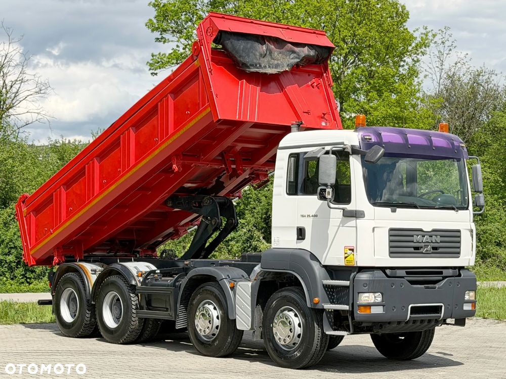 MAN TGA 35.400 * WYWROTKA 6,00 m + BORDMATIC * 8x4 * STAN BDB - 3