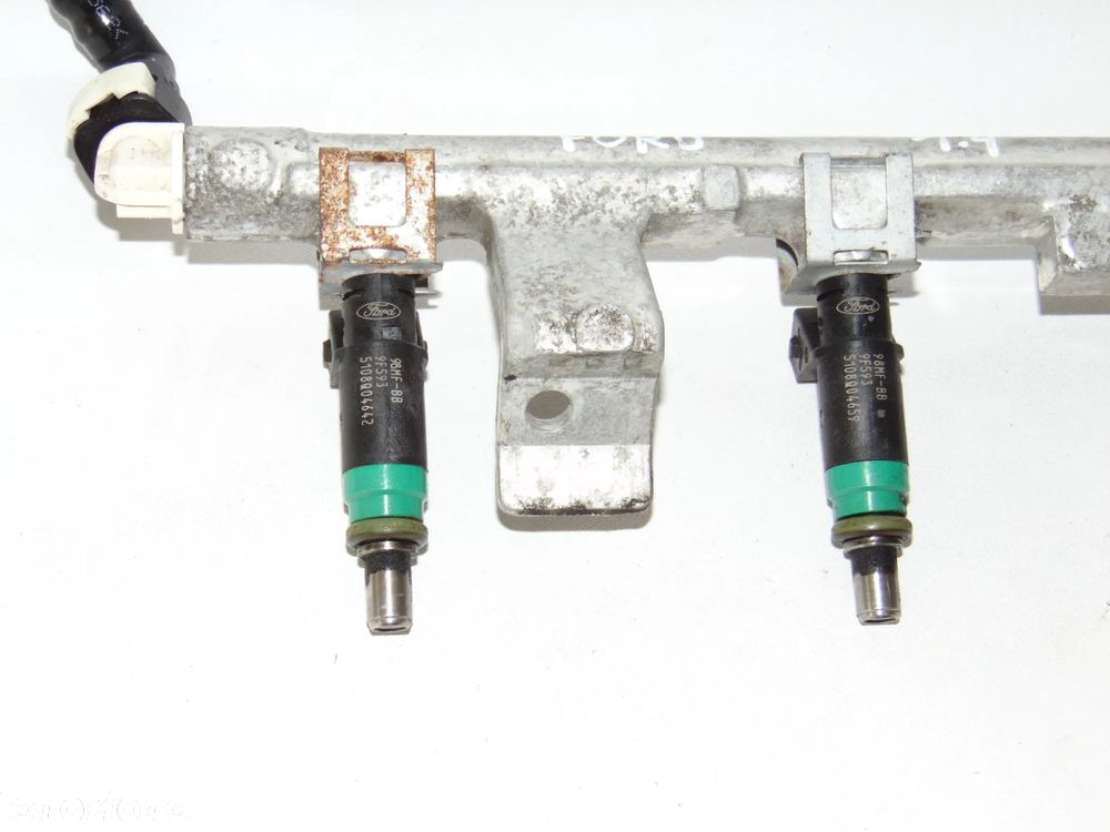 KOMPLET wtryski wtrysk wtryskiwacz paliwa 98MF-BB9F593 Ford Fiesta MK6 VI 1.4 benzyna 02-09r - 4