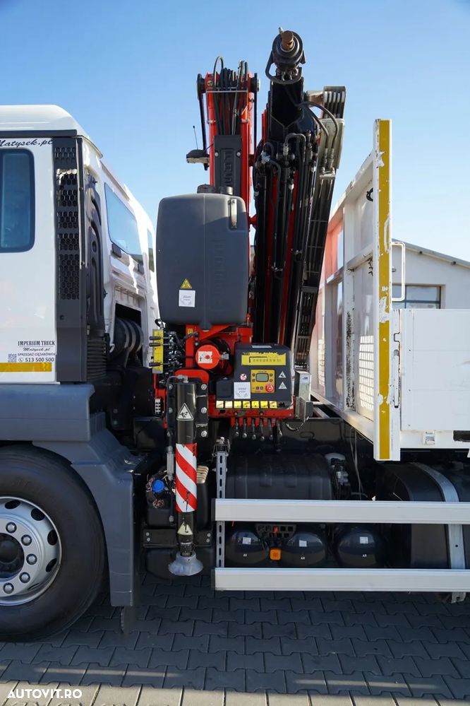 MAN TGS 26.420 / 6x4 / LIVRARE - 6,7 M / HDS FASSI F175A / EURO 6 / 2019 / RADIOCOMANDĂ / ROTATOARE - 18