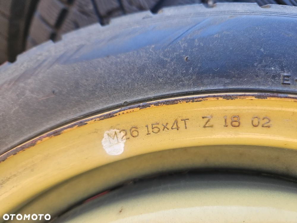 Koło dojazdowe Dojazdówka 15 5x114,3 Mazda 6 115/70R15 - 4