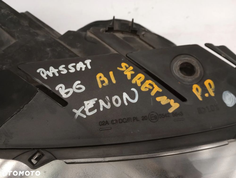 Lampa Przednia Prawy Przód P.P. VW Passat B6 Bi Xenon Skrętny  Europa - 3