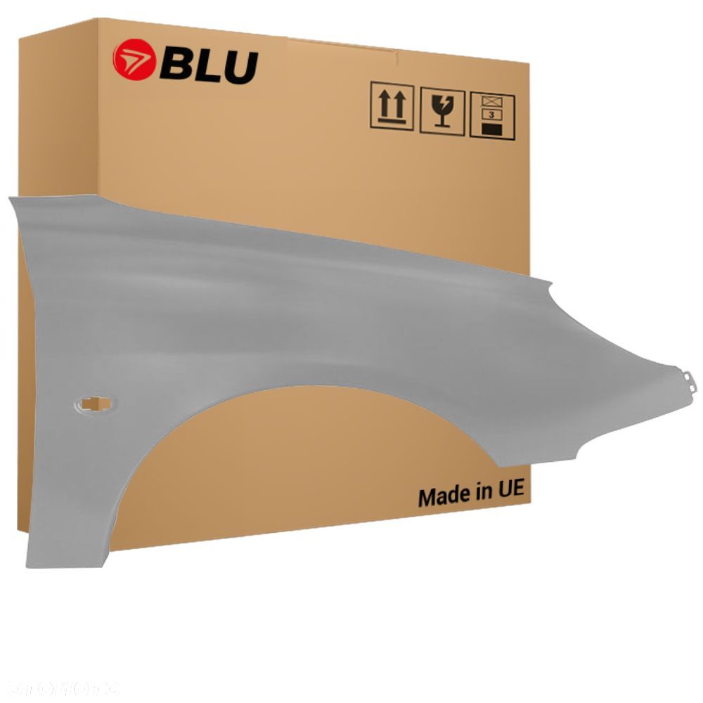 BLU Błotnik PEUGEOT 206 CC EYC Prawy Przód Szary 1998-2009 GrisQuartz - 1