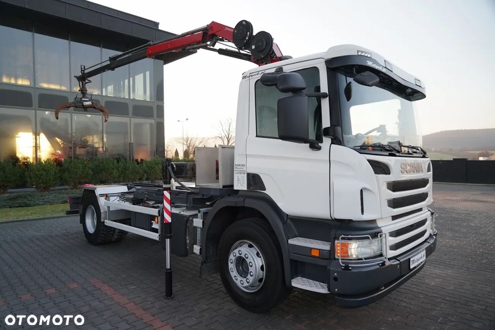 Scania P 280 / 4X2 / RAMA - 4,9 M / + HDS HMF 635 / UDŹWIG 1 500 KG / MAX WYSÓW 6,9 M / CHWYTAK / - 2