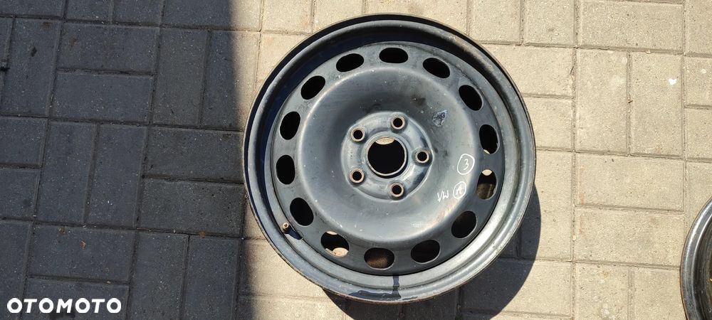 FELGI STALOWE 5x112 6.5Jx16 CALI ET50 VW SEAT SKODA AUDI KOMPLET - 4