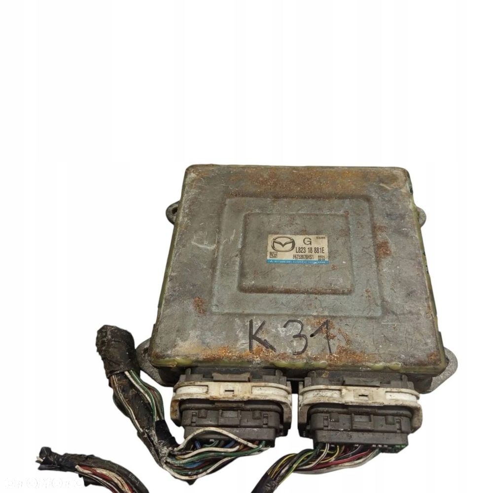 STEROWNIK SILNIKA MAZDA 5 1.8 BENZYNA E6T53976HS1 L82318881E ECU - 1