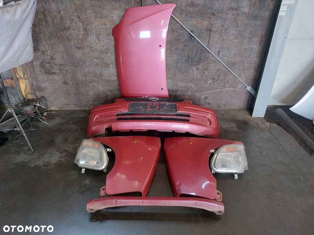 KOMPLETNY PRZÓD MASKA ZDERZAK LAMPA BŁOTNIK OPEL AGILA A Z586 - 1