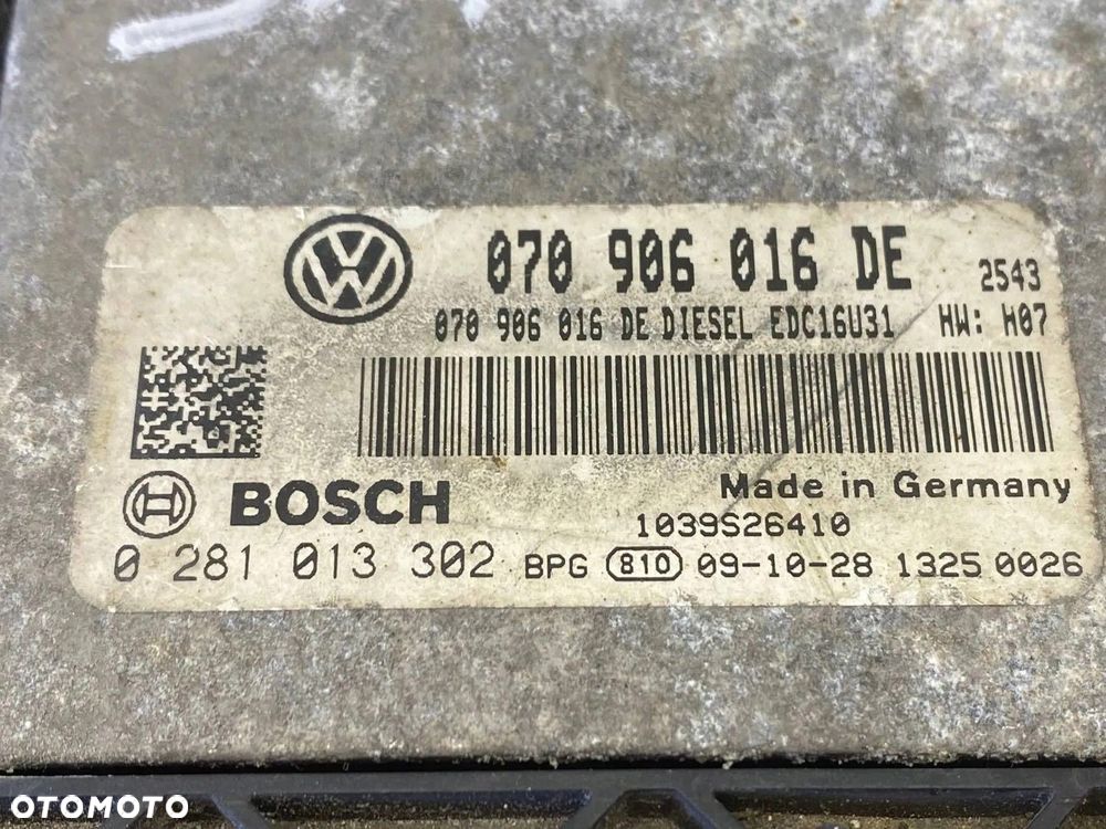 STEROWNIK KOMPUTER SILNIKA VW TOUAREG 2.5 TDI 070906016DE 0281013302 - 11