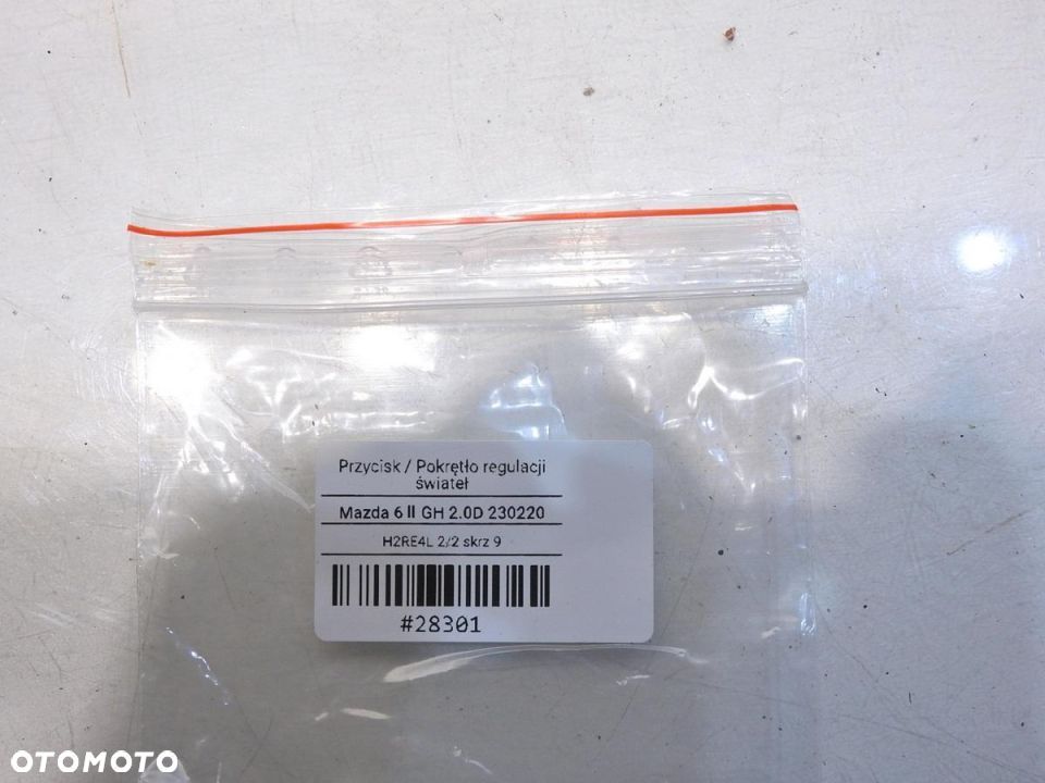 PANEL PRZYCISK REGULACJI ŚWIATEŁ DSC MAZDA 6 II - 4