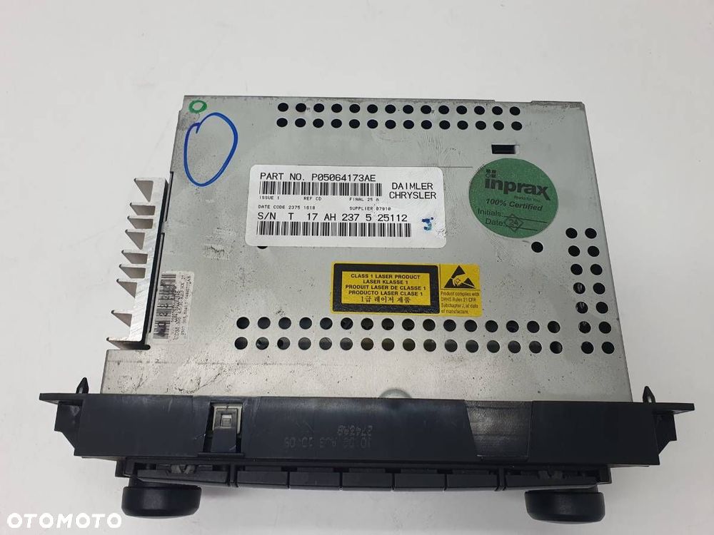 RADIO ODTWARZACZ CD CHRYSLER PT CRUISER LIFT EUROPA P05064173AE - 4