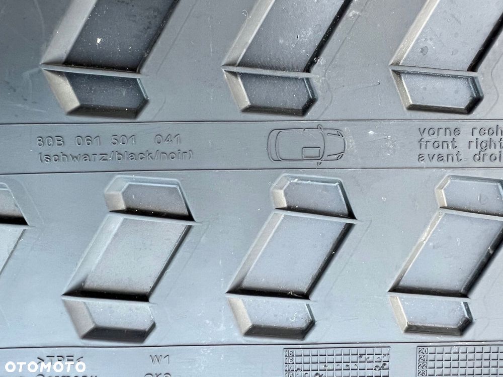 audi q5 80a zestaw dywaników gumowych przód tył 80b061501 80a061511 - 10