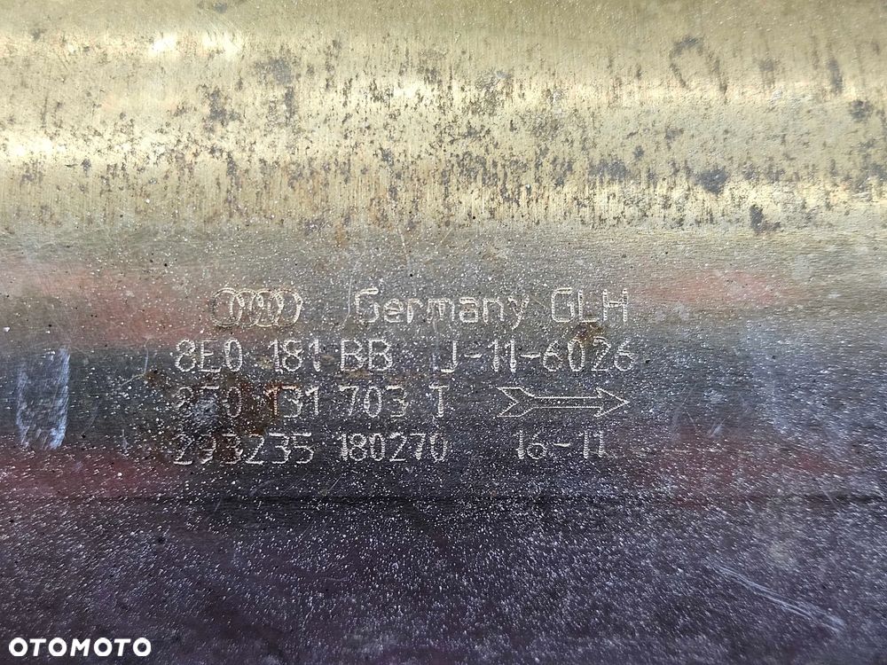 Katalizator Kat 8E0181BB 8E0131703T DPF Filtr Czastek Stałych Sadzy 2.0 TDI Diesel Audi A4 B7 Seat Exeo - 3