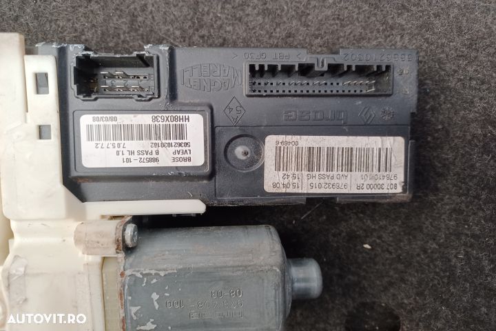 Macara geam fata dreapta electrica 807000002R 974826102 978408100 013 - 4
