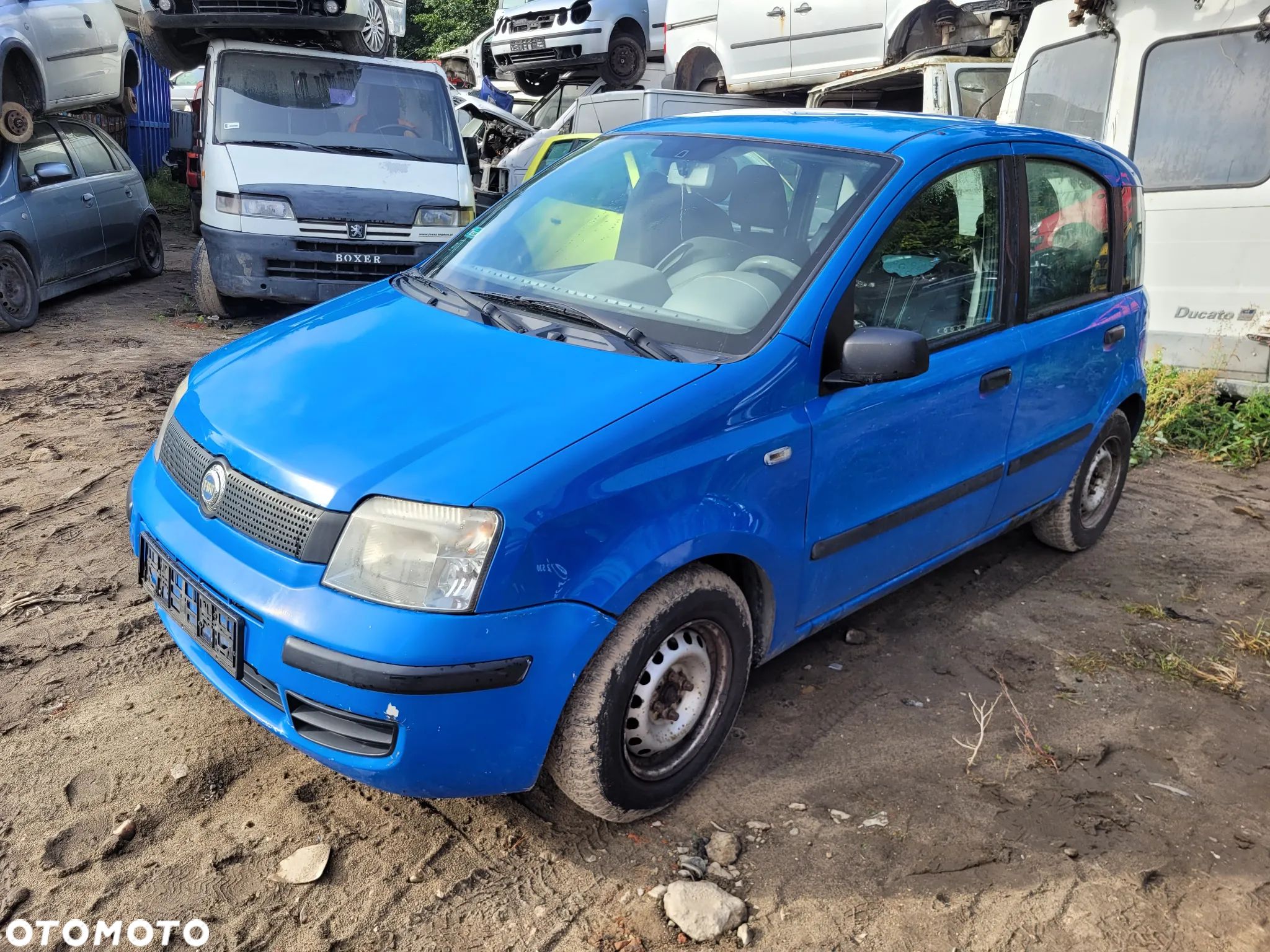 FIAT PANDA II 734/A maska pokrywa silnika klapa bagażnika zderzak lampa reflektor pas przedni stop lampy halogeny - 1