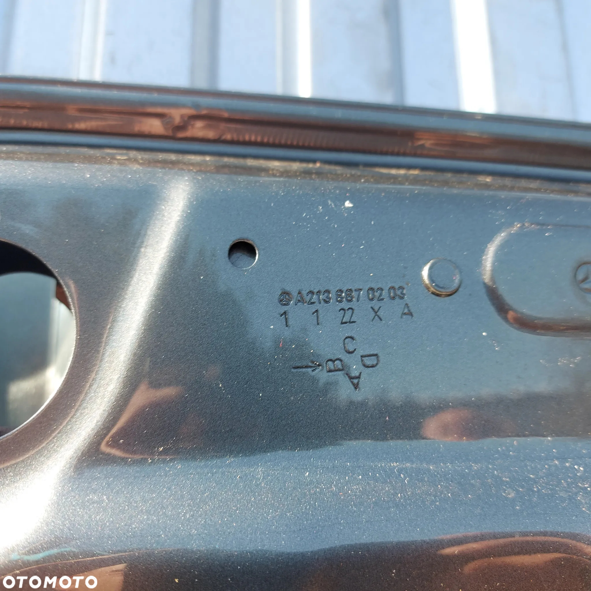 MASKA POKRYWA PRZOD PRZEDNIA MERCEDES E W213 ORYGINAL DEMONTAZ 2138870203 - 6