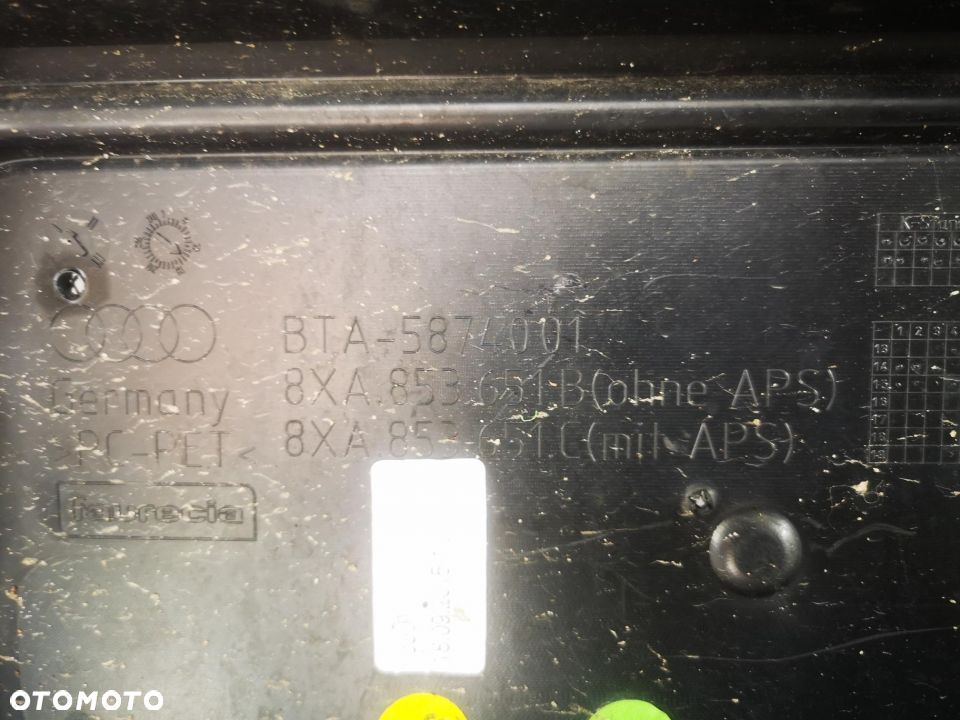 AUDI A1 LIFT 8XA 13- ATRAPA PRZEDNIA PRZÓD / GRILL NR 8XA853651 / C , NR AUKCJI NG216 - 15