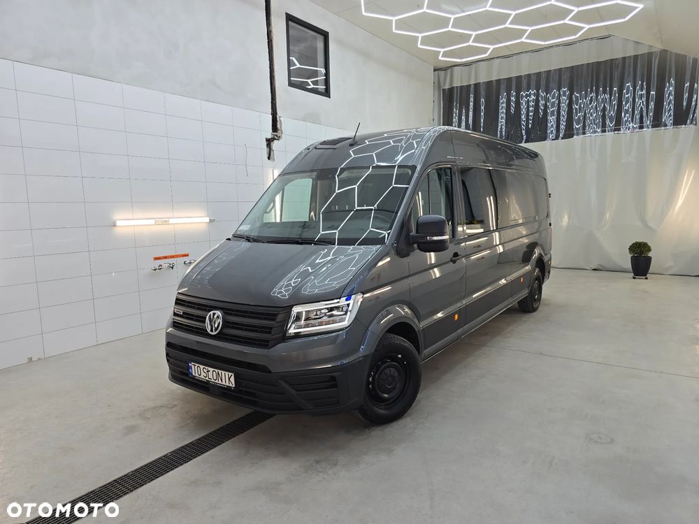 Volkswagen CRAFTER 4 MOTION AUTOMAT-8 Bie TDI 177KM Długi 7-OSOBOWY BOGATA OPCJA WYPOSAŻENIA NAVI KAMERA COFANIA FUL LED LAKIER METALIZOWANY FOTEL KIEROWCY PNEŁMATYCZNY Z MASAZEM SALON PL STAN NOWY NOWY NOWY - 9
