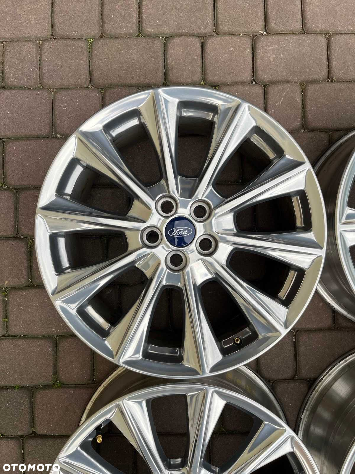 Oryginalne alufelgi Ford 5x108 19 cali Czujniki S-MAX KUGA EGDE CHROM - 8
