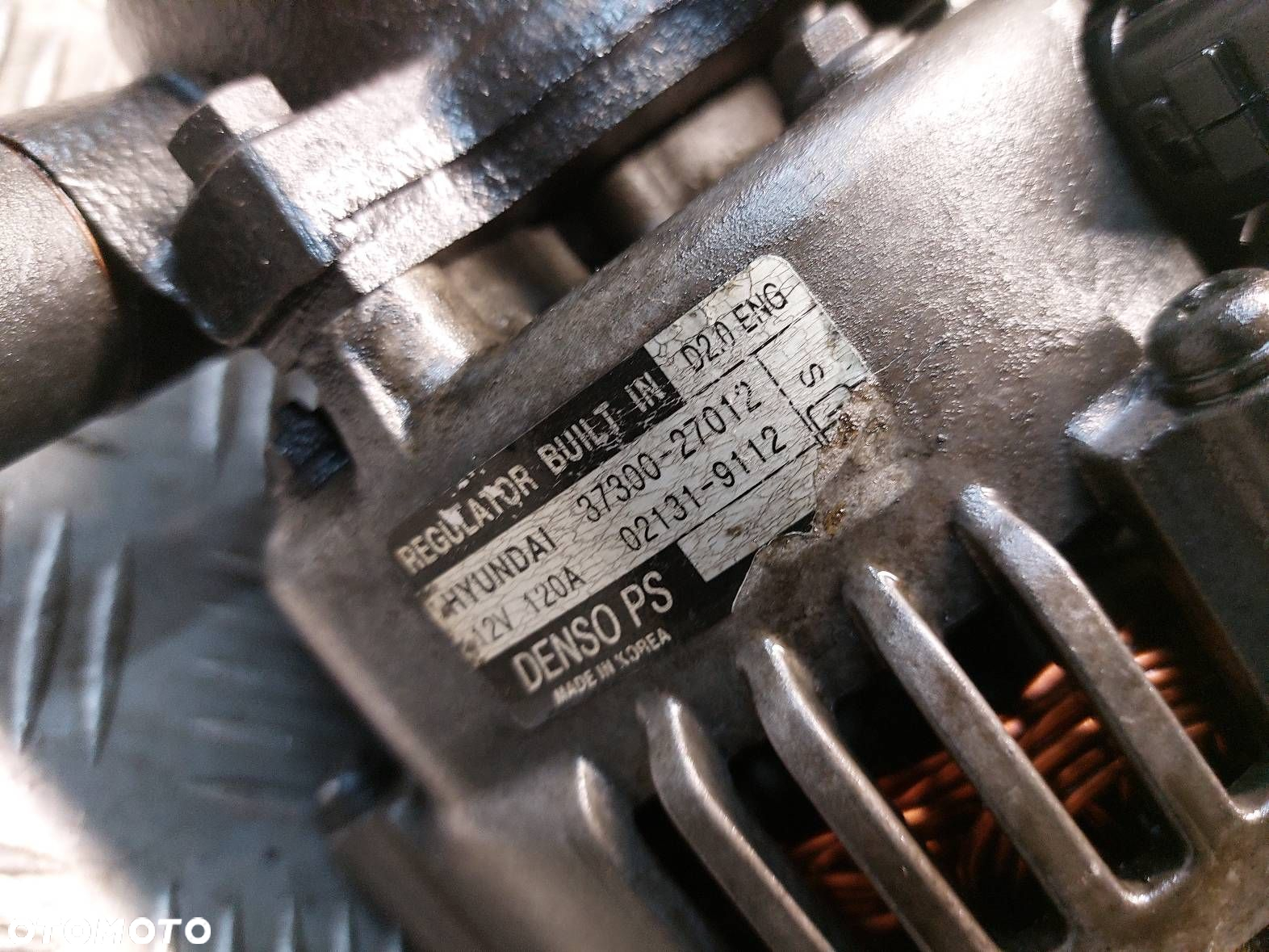 ALTERNATOR KIA CERATO I 2.0 CRDI 37300-27012 - 4