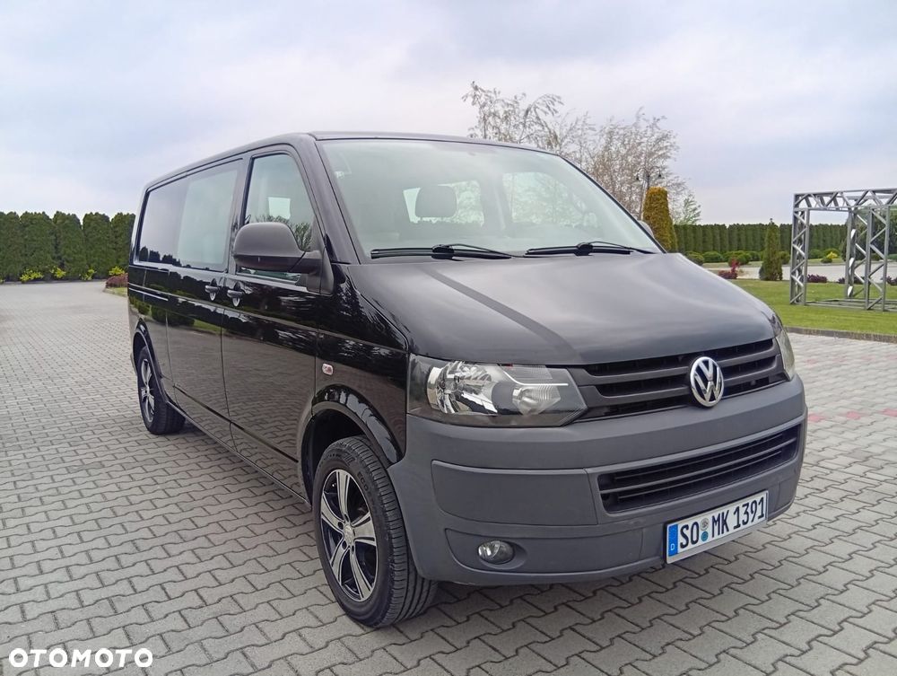 Volkswagen TRANSPORTER T5 LIFT L2H1 Long Klima Elektryka Navi Dubel Kabina Brygadówka - 3