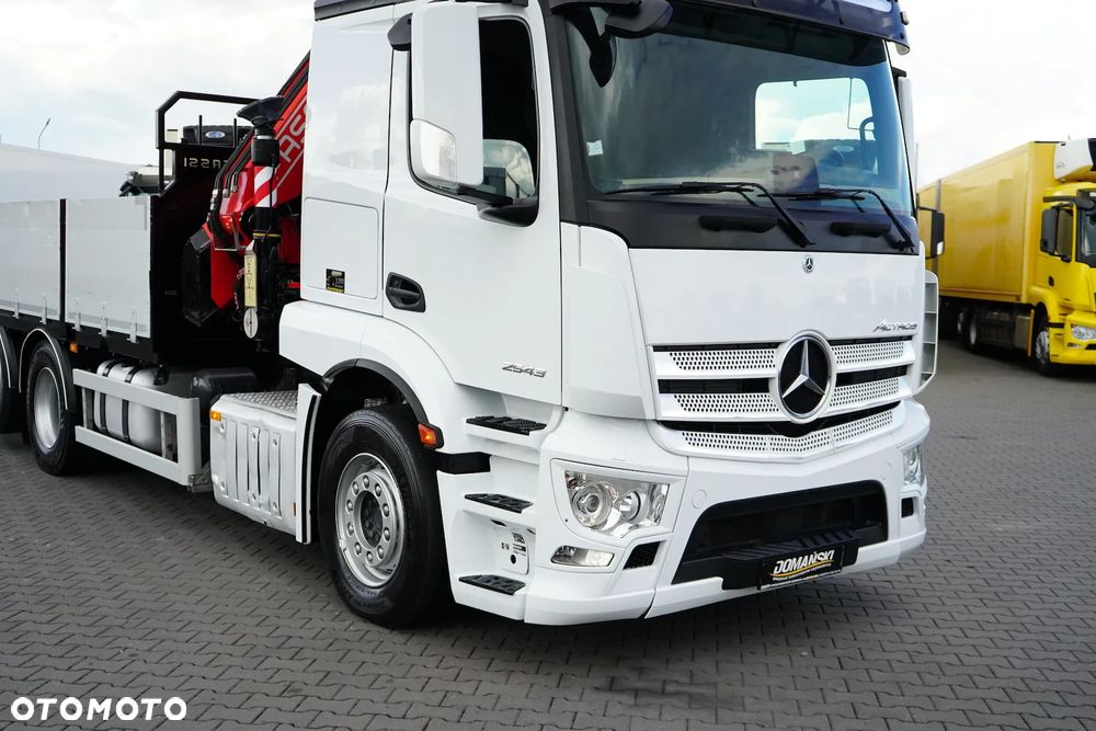 Mercedes-Benz ACTROS / 2543 / 6 X 2 / SKRZYNIOWY + HDS / FASSI F 295 / WYS. 16,5 M / PILOT / OŚ SKRETNA - 34