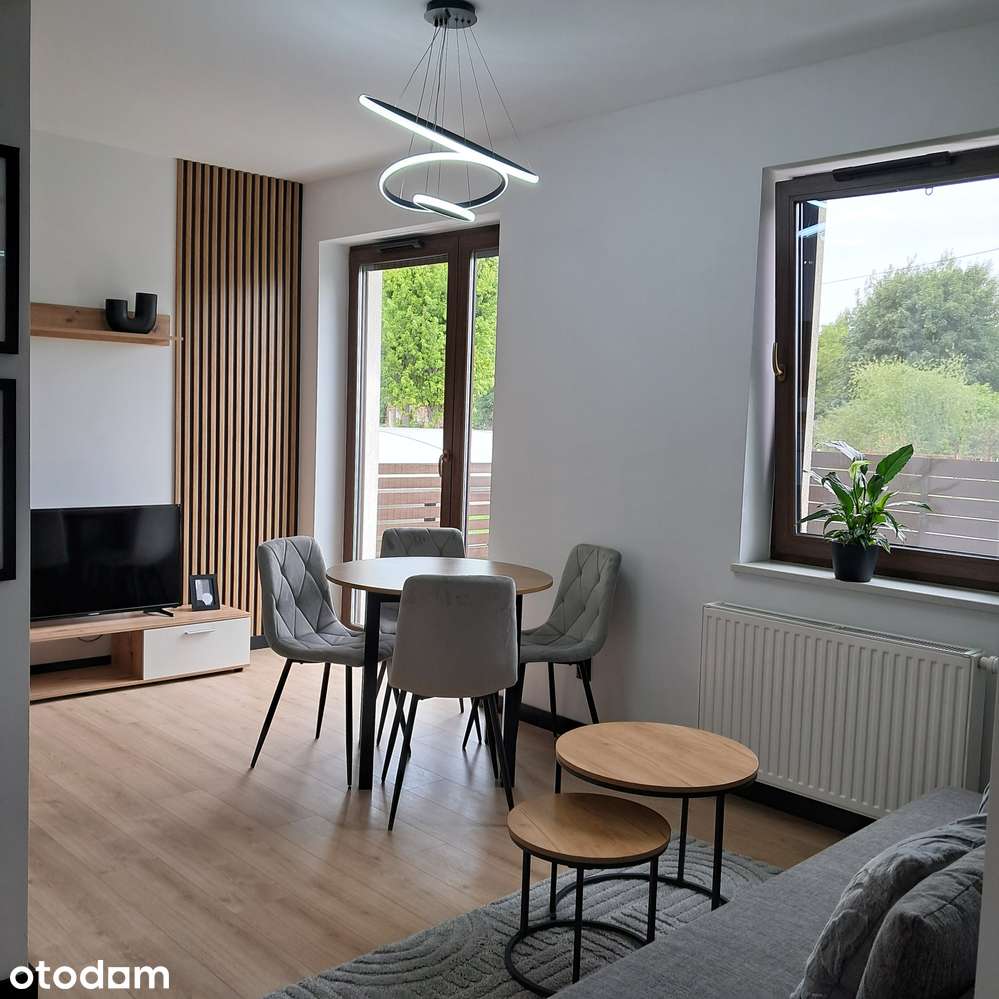 Nowoczesne mieszkanie z ogródkiem w apartamentowcu w Toruniu